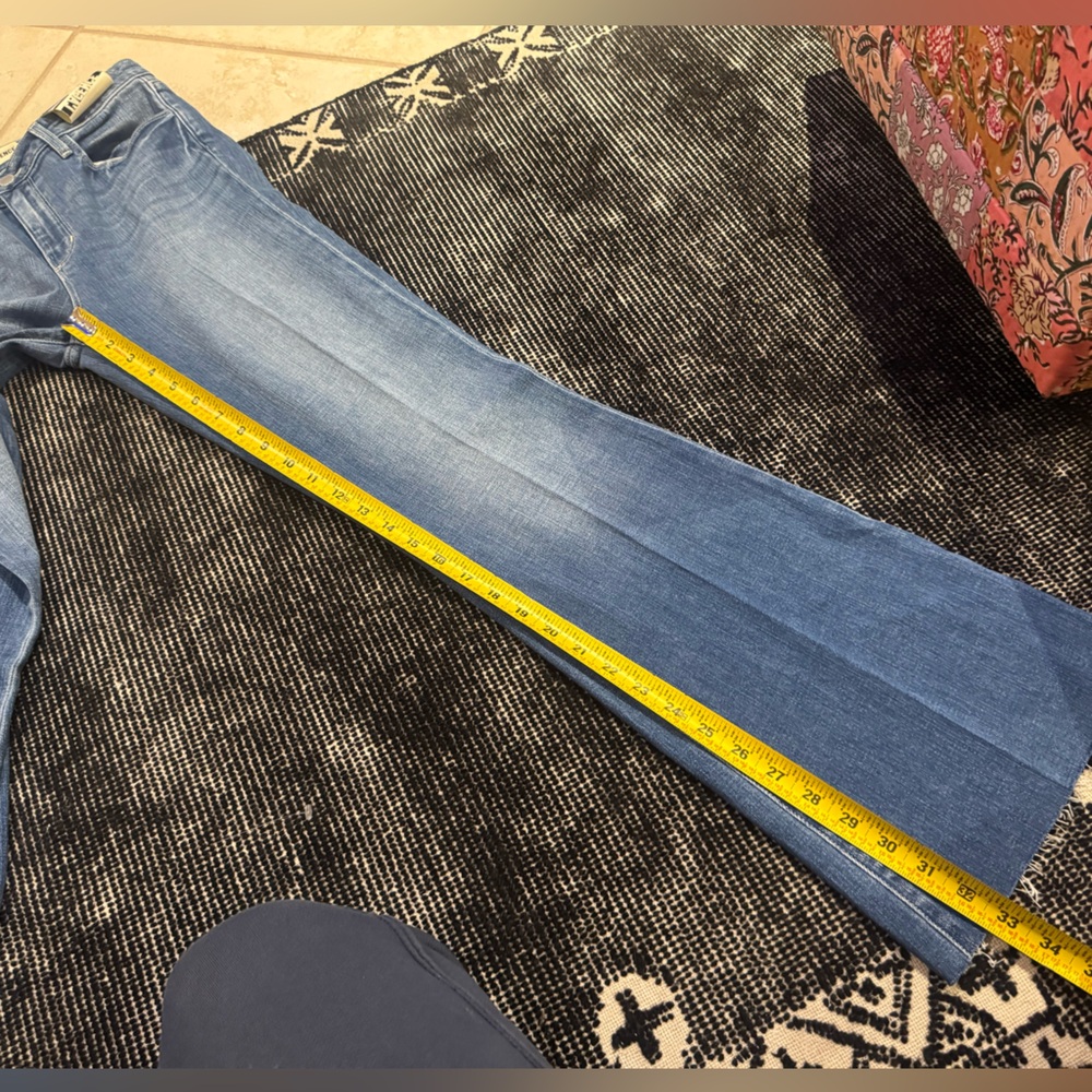L’Agence Sera High Rise Flare Jeans in Bordello. - Picture 9 of 13
